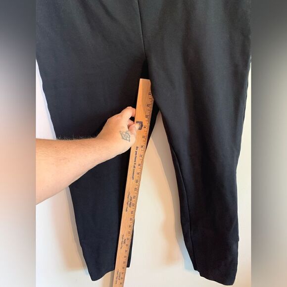 J Crew Black Pixie Pants size L - Picture 7 of 8